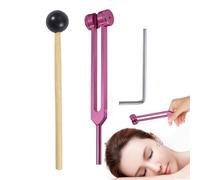 Diapason pour la - Appareil en métal, ensemble de corps | Calibrateur harmonique de précision, instrument de résonance, maillet de bien-être, aide diagnostique, alignement des ondes sonores