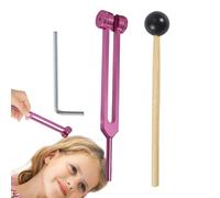 Diapason - pour la thérapie du son, instrument de précision en d'aluminium | Outil d' musical durable Accessoire d'alignement de chakra, diapasons sensoriels en