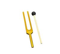 Diapason Pour Piano Diapason 512 Hz en alliage d'aluminium for le curage des oreilles, diapason thérapeutique, tonalité standard(512HZ Gold)