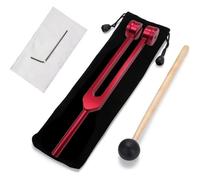 Diapason Pour Piano Diapason ergonomique 128 Hz réglable en aluminium portable(Color 1)