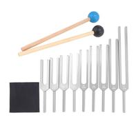 Diapason Pour Piano Ensemble de 9 diapasons 174/285/396/417/528/639/741/852/963 Hz, outil de guérison sonore for les chakras