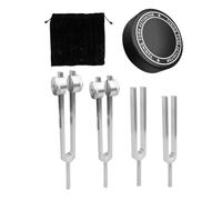 Diapason Pour Piano Ensemble de diapasons avec thérapie sonore 128 Hz, 136,1 Hz, 256 Hz, 384 Hz
