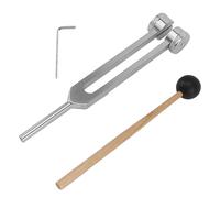 Diapason Professionnel 128 Hz en Alliage D'Aluminium, Diapason Sensoriel avec Marteau, Ensemble de Diapasons Médicaux pour la Neurologie et l'Oreille, Instrument de Résonance