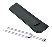 Diapason Therapeutique Accordeur de guitare for violon, ton 440Hz, léger, en acier inoxydable, diapason Musical Durable avec boîte rangement, accessoires d'instruments