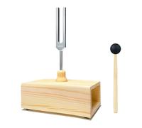 Diapason Therapeutique Diapason 432 Hz avec boîte de résonance for diapason sonore, enseignement la, tests d'audition, méditation