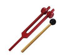 Diapason Therapeutique Ensemble de sept diapasons colorés for la méditation, outils sonores en alliage d'aluminium, Instrument Percussion(Red)
