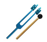 Diapason Therapeutique Ensemble de sept diapasons colorés for la méditation, outils sonores en alliage d'aluminium, Instrument Percussion(Blue)