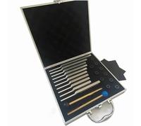 Diapason Therapeutique,Set de 10 diapasons avec base + 2 marteaux en silicone et chiffon de nettoyage,idéal pour la thérapie, pour la thérapie des chakras,la ThéRapie par le Son,le Soulagement Stress