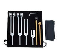 Diapasons de - Instruments de du son - Diapason de 128 Hz - Instruments de multi-usages en alliage d'aluminium pour la méditation et le yoga