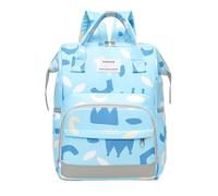 Diaper Bag, Baby Changing Bags, Diaper Travel Tote, Large Capacity Baby Changing Purse, Multi-Pocket Travel Backpack, 15.75x9.84x6.69 in Ideal for Mom, Pink, White, Purple and Blue