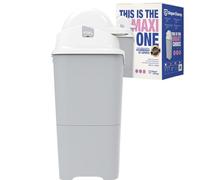 DIAPER CHAMP Maxi - Poubelle à couches sans odeur, grande capacité (60 couches), compatible sacs standards, sans recharge, idéale pour crèches, MAM et micro-crèches, gris (1, Gris)