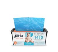 Diaper Genie Recharge Easy Roll avec 30 sacs | Dure jusqu'à 8 mois ou peut contenir jusqu'à 1410 couches pour nouveau-né par recharge