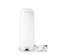 Diaper Genie Signature Seau comprend 1 recharge Easy Roll avec 18 sacs | Peut contenir jusqu'à 846 couches de la taille d'un nouveau-né par recharge