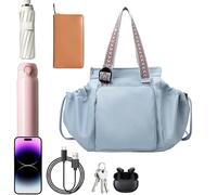 Diaper Tote for Women | Multi-Compartment Organizer Bag Gym Duffle Bag with Handles - Large Capacity Women Daypack for Teachers, Students, Nurses, Sisters, Friends