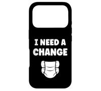 Diapers Minimalist Baby Parent Diaper i Need a Change Coque pour iPhone 17 Pro