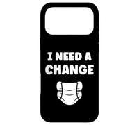 Diapers Minimalist Baby Parent Diaper i Need a Change Coque pour iPhone 17 Pro Max