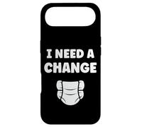 Diapers Minimalist Baby Parent Diaper i Need a Change Coque pour iPhone Air