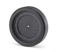 Diaphragme Iris réglable M30 vers M37 Adaptateur pour bague avec plage d'ouverture de 1,5 à 26 mm pour objectif d'appareil photo et appareils, compatible avec PVS 14 et autres