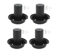 Diaphragmes de Vide de Piston de Carburateur de Moto, Carburateur Carb Piston Diaphragme Sous Vide, 4sets Carburateur Vacuum Diaphragms Piston Kit Remplacement pour Vmax 1200 VMX1200 1985-2007