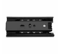 Diapositives du tiroir complet, 2pcs 4/6/8/8 pouces de tiroir court toboggan Guide de placard Guide de rail Dachers de rail pour la chambre à coucher de la cuisine (4in)