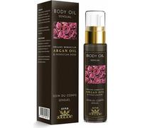 Soin pour le corps, Huile a base d'huile d'Argan 100% naturelle Bio, et extrait de rose, Origine Maroc, 50 ml.