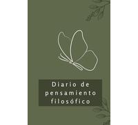 Diario de Pensamiento Filosófico: Reflexiona sobre una pregunta al día y dibuja el mapa de tus ideas | Filosofía cotidiana, pensamiento crítico, sin fecha