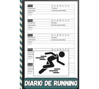 Diario de Running: Registra la distancia, la velocidad, el tiempo, el rendimiento y los objetivos de entrenamiento ǀ Para corredores, atletas y aficionados al fitness