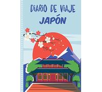 Diario de Viaje Japón: Cuaderno Diario,Notebook 108 páginas ILUSTRADAS Libro de Actividades de Vacaciones a Rellenar, Libro de Seguimiento de Viajes, Regalo Para Ofrecer. Made in Spain.
