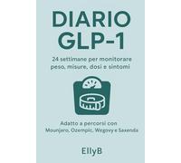 Diario del percorso GLP-1 24 settimane con Mounjaro, Ozempic, Wegovy o Saxenda: Tabelle, misure, riflessioni e progressi