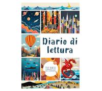 Diario di lettura: reading journal in italiano con 50 schede di lettura doppie, 18 tracker e 1.666 copertine di libri stampabili
