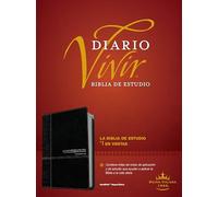 Diario vivir Biblia de estudio / Life Application Study Bible: Reina-Valera 1960, Negro/Onice SentiPiel