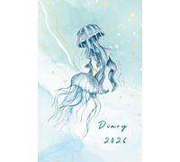 Diary 2026 - A5 Weekly Planner - Jellyfish - Wildlife-Themed Journal - Week-to-view
