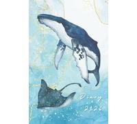 Diary 2026 - A5 Weekly Planner - Whale & Manta Ray - Wildlife-Themed Journal - Week-to-view