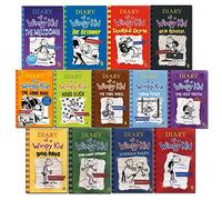 Diary of A Wimpy Kid Book 1 - 13 Collection complète de 13 livres (The Getaway [Relié], The Meltdown [Relié])