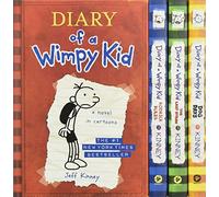 Diary of a Wimpy Kid Box of Books 1-4 Hardcover Gift Set: Diary of a Wimpy Kid, Rodrick Rules, The Last Straw, Dog Days