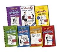Diary of a Wimpy Kid Collection 7 Books Set Pack by Jeff Kinney RRP: £54.93 (Wimpy Kid) (Diary of a Wimpy Kid, Rodrick Rules, The Last Straw, Do-It-Yourself Book, Dog Days, The Ugly Truth, Cabin Fever