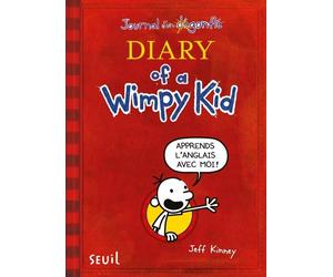 Diary of a Wimpy Kid Edition en anglais annotée du Journal d'un Dégonflé - Jeff Kinney - Seuil Jeunesse - broché - Roman junior