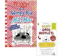 Diary of a Wimpy Kid Series 2 Books Collection Set By Jeff Kinney (Hot Mess & Diary of Greg Heffley's Best Friend World Book Day)