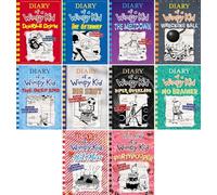 Diary of a Wimpy Kid Volume 11-20, Double Down, The Getaway, The Meltdown, Wrecking Ball, The Deep End, Big Shot, Diper Överlöde, No Brainer, Hot ... 10 Books Collection Set, by Jeff Kinney