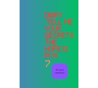 diary tell me your secrets the hope is in mi: To give as a gift