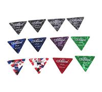 Diarypiece Lot de 12 médiators universels en forme de triangle pour guitare