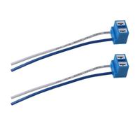 Diarypiece Lot de 2 adaptateurs de phare H7 pour ampoule droite en céramique avec faisceau de câblage
