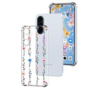 DiaryTown Coque Compatible avec Samsung Galaxy A57 5G, Motif Floral Transparent Housse Etui en Silicone Souple Clair résistante Protection Antichoc Coque pour Galaxy A57 5G - Vigne