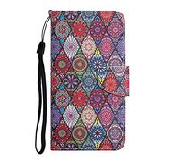 DiaryTown Coque pour Samsung Galaxy A03S, Portefeuille Étui en Cuir PU Flip Housse avec Motif Fermeture Magnétique Porte Cartes Antichoc Silicone Souple Protection Rabat Case - Totem