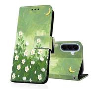 DiaryTown Coque pour Samsung Galaxy A57 5G Magnétique Protection Cover Multifonction Antichoc Silicone Housse Galaxy A57 5G Etui en Cuir PU Portefeuille Flip Case - Vert