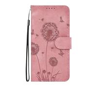 DiaryTown Coque pour Samsung Galaxy A57 5G Pissenlit Housse étui Cuir PU Protection Pochette Rabat Portefeuille Flip Case Stand Antichoc Porte Magnétique Coque pour Galaxy A57 5G - Or Rose