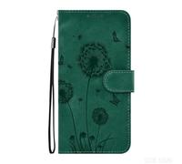 DiaryTown Coque pour Samsung Galaxy A57 5G Pissenlit Housse étui Cuir PU Protection Pochette Rabat Portefeuille Flip Case Stand Antichoc Porte Magnétique Coque pour Galaxy A57 5G - Vert Foncé
