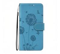 DiaryTown Coque pour Samsung Galaxy A57 5G Pissenlit Housse étui Cuir PU Protection Pochette Rabat Portefeuille Flip Case Stand Antichoc Porte Magnétique Coque pour Galaxy A57 5G - Bleu Clair