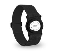Diasticker® | Dexcom G7 - Bande de fixation | Support pivotant à 360° | Bracelet de fixation du Dexcom G7, protection du capteur | Support : noir (Small: 18-25 cm, Noir)