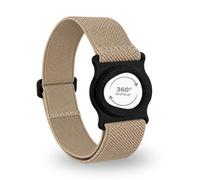 Diasticker® | Dexcom G7 - Bande de fixation | Support pivotant à 360° | Bracelet de fixation du Dexcom G7, protection du capteur | Support : noir (Small: 18-25 cm, Beige)